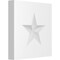 Ekena Millwork Standard Sedgwick Star Rosette With Square Edge, 7"W x 7"H x 1"P ROSP070X070X100SDG06 - alternate 1